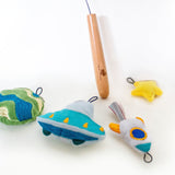 Cat Wand with Interchangeable Charms